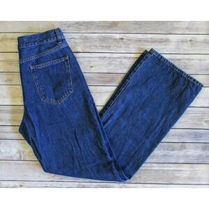 G. Label by Goop Jeans Womens 27 x 32 Blue Denim High Rise Straight Made Italy